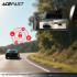 ACEFAST X2 4K Dual-Channel Dash Cam, 4K Front + 2K Rear Vision, App Support | WDR Clarity | Night Vision | Impact Detection | GPS | 3D Noise Cancelling - Black